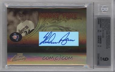 2005 Playoff Absolute Memorabilia - Marks of Fame - Spectrum Signatures #MF-64 - Nolan Ryan /50 [BGS 9 MINT]