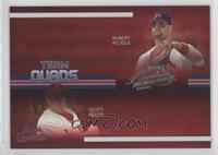 Albert Pujols, Scott Rolen, J.D. Drew, So Taguchi #/100