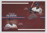 Torii Hunter, Johan Santana, Shannon Stewart, Jacque Jones #/150