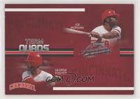 Joe Morgan, George Foster, Paul O'Neill, Adam Dunn #/150