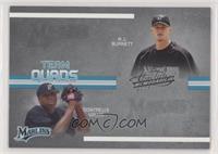 A.J. Burnett, Dontrelle Willis, Juan Pierre, Paul Lo Duca #/150