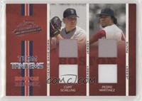 Curt Schilling, Pedro Martinez [EX to NM] #/125