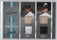 Josh Beckett, A.J. Burnett #/125