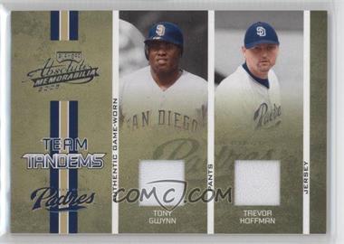 2005 Playoff Absolute Memorabilia - Team Tandems - Single Materials #TT-87 - Tony Gwynn, Trevor Hoffman /150