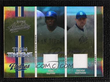 2005 Playoff Absolute Memorabilia - Team Tandems - Spectrum Single Materials #TT-87 - Tony Gwynn, Trevor Hoffman /25 [Noted]