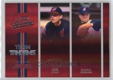 2005 Playoff Absolute Memorabilia - Team Tandems - Spectrum #TT-53 - Sean Casey, Russell Branyan /150