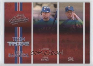 2005 Playoff Absolute Memorabilia - Team Tandems - Spectrum #TT-97 - Travis Hafner, Doug Davis /150