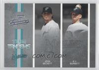 Josh Beckett, A.J. Burnett #/250