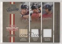 Lance Berkman, Moises Alou, Richard Hidalgo #/150