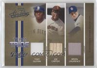 Tony Gwynn, Joe Carter, Brian Lawrence [Noted] #/150