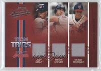 Jody Gerut, Travis Hafner, Victor Martinez #/50