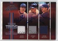 Kevin Mench, Laynce Nix, David Dellucci #/50