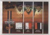 Miguel Tejada, Javy Lopez, Rafael Palmeiro #/10