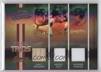 Lance Berkman, Moises Alou, Richard Hidalgo [Noted] #/25