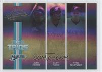 Juan Pierre, Cliff Floyd, Ryan Dempster #/125