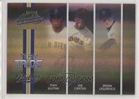 Tony Gwynn, Joe Carter, Brian Lawrence [Noted] #/125