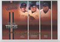 J.T. Snow, Edgardo Alfonzo, Deivi Cruz #/125