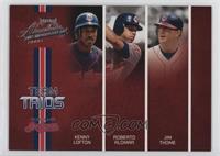 Kenny Lofton, Roberto Alomar, Jim Thome #/200