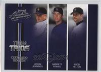 Jaon Jennings, Garrett Atkins, Todd Helton #/200