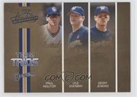 Paul Molitor, Lyle Overbay, Geoff Jenkins #/200