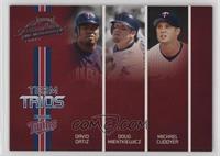 David Ortiz, Doug Mientkiewicz, Michael Cuddyer #/200