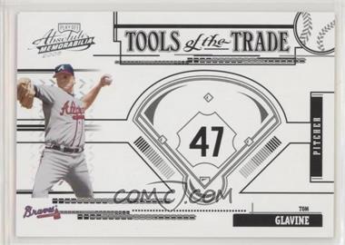 2005 Playoff Absolute Memorabilia - Tools of the Trade - Black #TT-47 - Tom Glavine /100