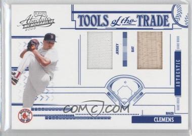 2005 Playoff Absolute Memorabilia - Tools of the Trade - Blue Double Materials #TT-175 - Roger Clemens /100