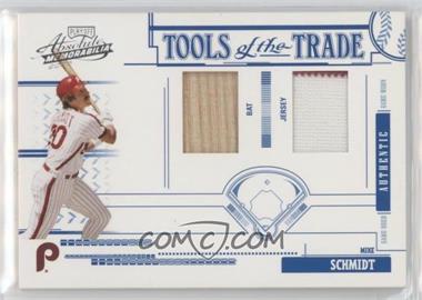 2005 Playoff Absolute Memorabilia - Tools of the Trade - Blue Double Materials #TT-42 - Mike Schmidt /150