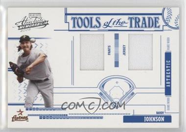 2005 Playoff Absolute Memorabilia - Tools of the Trade - Blue Double Materials #TT-51 - Randy Johnson /150