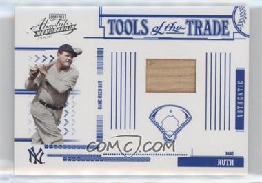 2005 Playoff Absolute Memorabilia - Tools of the Trade - Blue Single Materials Bats #TT-102 - Babe Ruth /250