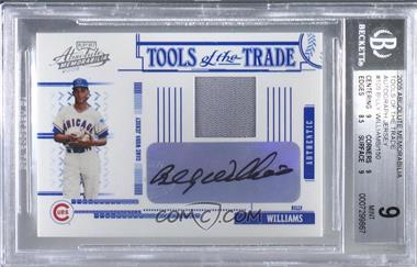 2005 Playoff Absolute Memorabilia - Tools of the Trade - Blue Single Materials Signatures #TT-105 - Billy Williams /150 [BGS 9 MINT]