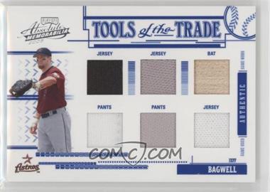 2005 Playoff Absolute Memorabilia - Tools of the Trade - Blue Six Materials #TT-130 - Jeff Bagwell /75