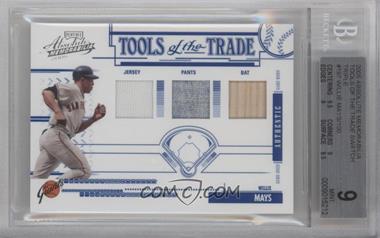 2005 Playoff Absolute Memorabilia - Tools of the Trade - Blue Triple Materials #TT-197 - Willie Mays /100 [BGS 9 MINT]