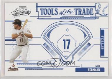 2005 Playoff Absolute Memorabilia - Tools of the Trade - Blue #TT-17 - Lance Berkman /150