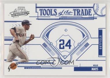 2005 Playoff Absolute Memorabilia - Tools of the Trade - Blue #TT-197 - Willie Mays /150