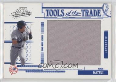 2005 Playoff Absolute Memorabilia - Tools of the Trade - Jumbo Materials #TT-125 - Hideki Matsui /250