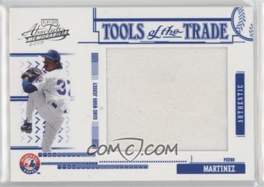 2005 Playoff Absolute Memorabilia - Tools of the Trade - Jumbo Materials #TT-161 - Pedro Martinez /175