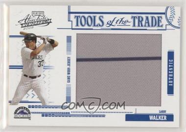 2005 Playoff Absolute Memorabilia - Tools of the Trade - Jumbo Materials #TT-19 - Larry Walker /100 [EX to NM]