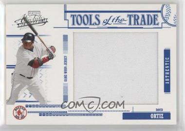 2005 Playoff Absolute Memorabilia - Tools of the Trade - Jumbo Materials #TT-52 - David Ortiz /75