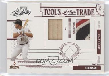 2005 Playoff Absolute Memorabilia - Tools of the Trade - Red Double Materials Prime #TT-17 - Lance Berkman /100