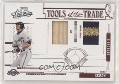 2005 Playoff Absolute Memorabilia - Tools of the Trade - Red Double Materials Prime #TT-31 - Richie Sexson /100