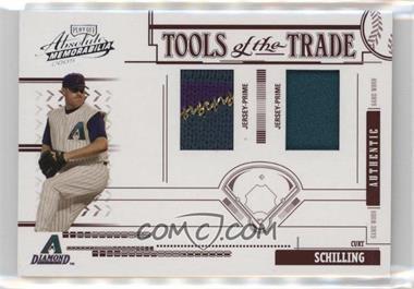 2005 Playoff Absolute Memorabilia - Tools of the Trade - Red Double Materials Prime #TT-95 - Curt Schilling /100