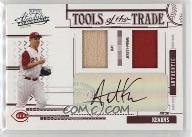 2005 Playoff Absolute Memorabilia - Tools of the Trade - Red Double Materials Signatures #TT-28 - Austin Kearns /50