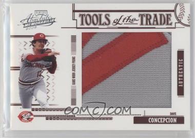 2005 Playoff Absolute Memorabilia - Tools of the Trade - Red Jumbo Materials Prime #TT-115 - Dave Concepcion /50