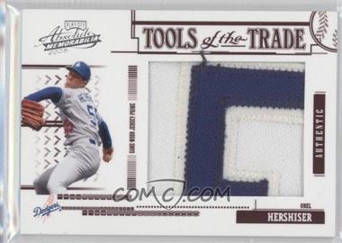 2005 Playoff Absolute Memorabilia - Tools of the Trade - Red Jumbo Materials Prime #TT-159 - Orel Hershiser /25