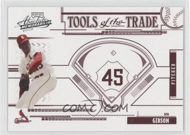 2005 Playoff Absolute Memorabilia - Tools of the Trade - Red #TT-107 - Bob Gibson /250