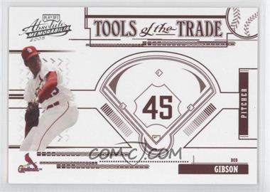 2005 Playoff Absolute Memorabilia - Tools of the Trade - Red #TT-107 - Bob Gibson /250