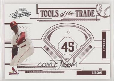 2005 Playoff Absolute Memorabilia - Tools of the Trade - Red #TT-107 - Bob Gibson /250