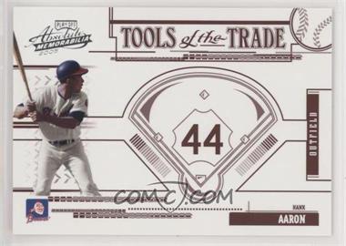 2005 Playoff Absolute Memorabilia - Tools of the Trade - Red #TT-122 - Hank Aaron /250