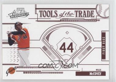 2005 Playoff Absolute Memorabilia - Tools of the Trade - Red #TT-198 - Willie McCovey /250